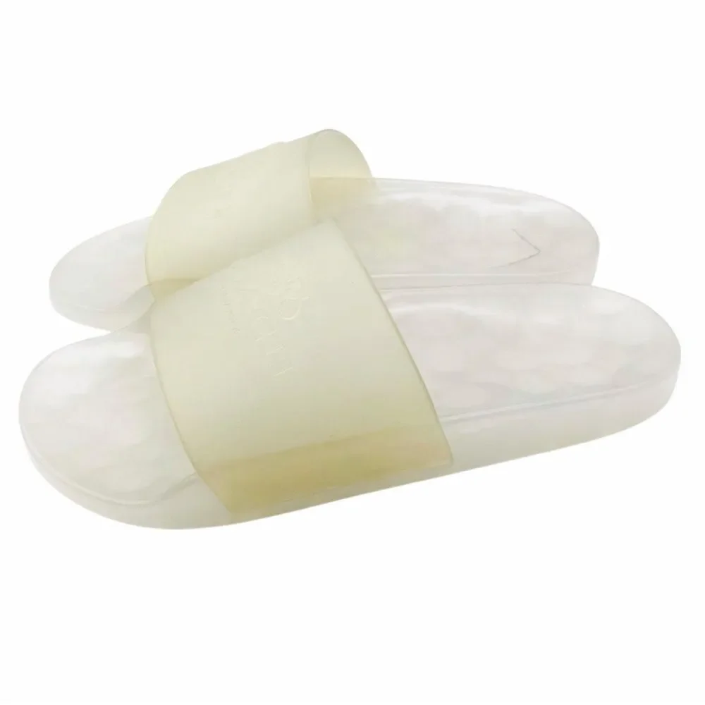 NWT Coach Men’s Clear Slide Chalk Sandals Size 9D